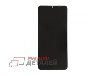 Дисплей (экран) в сборе с тачскрином для Samsung Galaxy A12 SM-A125F черный