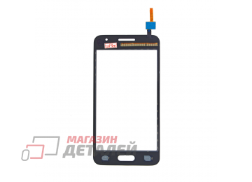 Сенсорное стекло (тачскрин) для Samsung G355 Galaxy Core 2 Duos серый