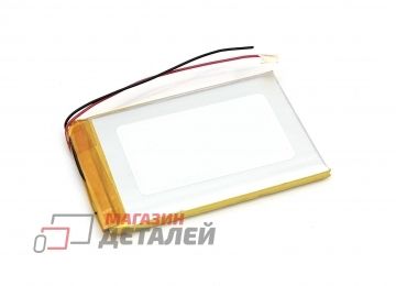 Аккумулятор универсальный 7.2x43x73 мм 3.8V 2500mAh Li-Pol (2 Pin)