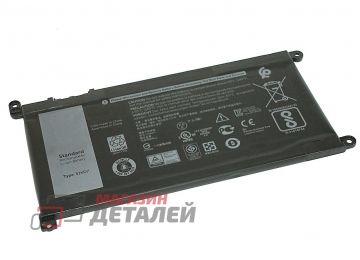 Аккумулятор Y07HK для ноутбука Dell 3180 11.4V 42Wh (3680mAh) черный Premium