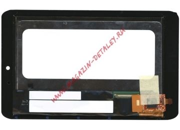 Дисплей (экран) в сборе с тачскрином N070ICG-L21 для Acer Iconia Tab черный