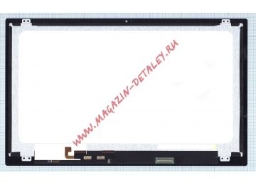 Экран в сборе (матрица+тачскрин) для Acer ASPIRE V5-572 черный