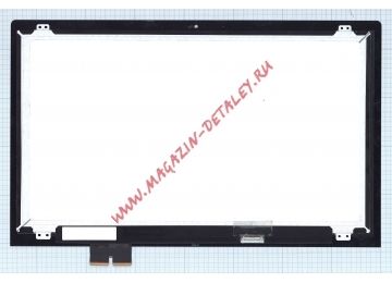 Экран в сборе (матрица + тачскрин) для Lenovo IdeaPad Flex 15 черный