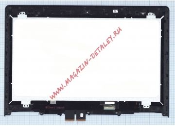 Экран  в сборе (матрица + тачскрин) для Lenovo Flex 3 14 черный