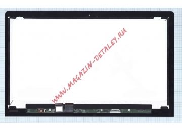 Экран в сборе (матрица + тачскрин) для Lenovo Flex 3 15 черный