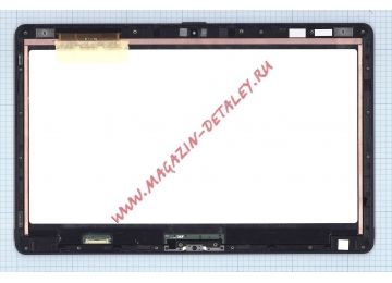 Экран в сборе (матрица + тачскрин) для Sony VAIO Fit A SVF13N черный с рамкой