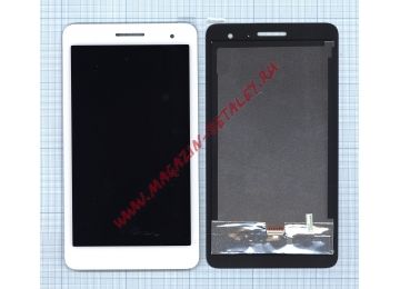 Дисплей (экран) в сборе с тачскрином для Huawei Mediapad T1 (T1-701U) белый