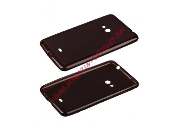 Силиконовый чехол для Nokia Lumia 625 TPU Case (черный матовый)