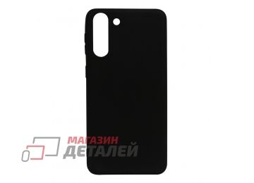 Силиконовый чехол "LP" для Samsung Galaxy S21 Plus TPU черный, непрозрачный