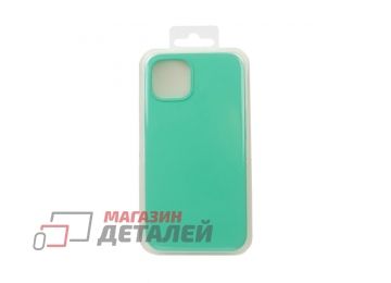 Силиконовый чехол для iPhone 13 "Silicone Case" (тиффани)