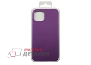 Силиконовый чехол для iPhone 13 "Silicone Case" (сливовый)