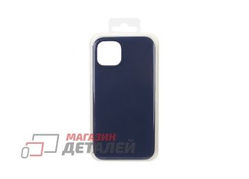 Силиконовый чехол для iPhone 13 "Silicone Case" (темно-синий)