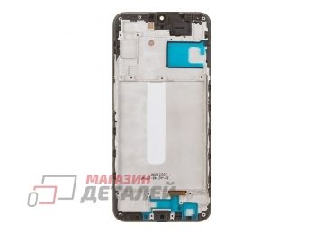 Дисплей (экран) в сборе с тачскрином для Samsung Galaxy A25 5G SM-A256 черный с рамкой OLED Full Size