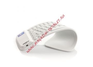 Bluetooth мини клавиатура ASX ST-BRK3000BT, 81 клавиша, гибкая резина, белая