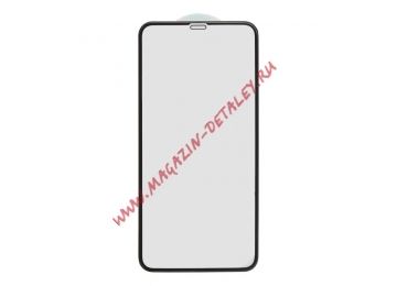 Защитное стекло 5D для iPhone 11 Pro Max/Xs Max T. G. черное 0,33 мм (ударопрочное) (тех.пак)