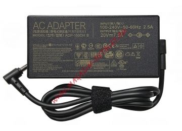 Блок питания (сетевой адаптер) для ноутбуков Asus 20V 7.5A 150W 6.0x3.7 мм черный, без сетевого кабеля Premium