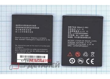Аккумуляторная батарея (аккумулятор) Li3709T42P3h504047 для ZTE CG990 ZTE G-X930 3.7V 2.96Wh (900mAh)