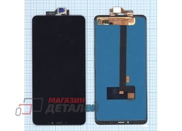 Дисплей (экран) в сборе с тачскрином для Xiaomi Mi Max 3 черный