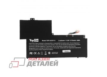 Аккумулятор TopOn для ноутбука Acer Swift 1 SF113-31 11.25V 3770mAh