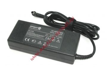 Блок питания (сетевой адаптер) Amperin AI-TS90W для ноутбуков Toshiba 19V 4.74A 90W 5.5x2.5 мм черный, с сетевым кабелем
