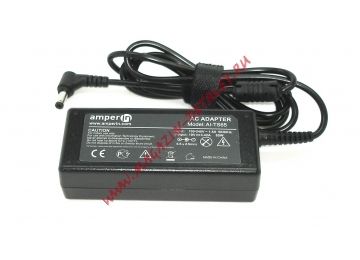 Блок питания (сетевой адаптер) Amperin AI-TS65 для ноутбуков Toshiba 19V 3.42A 65W 5.5x2.5 мм черный, с сетевым кабелем