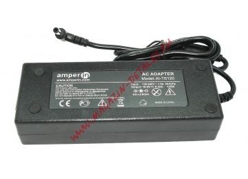 Блок питания (сетевой адаптер) Amperin AI-TS120 для ноутбуков Toshiba 19V 6.3A 120W 5.5x2.5 мм черный, с сетевым кабелем