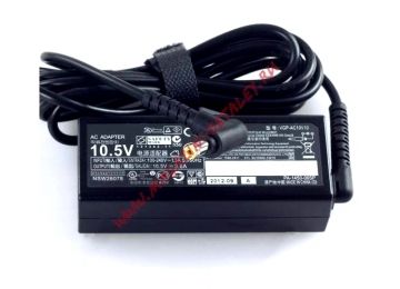 Блок питания (сетевой адаптер) для ноутбуков Sony Vaio 10.5V 3.8A 40W 4.8x1.7 мм черный, без сетевого кабеля Premium