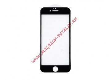 Защитное стекло для iPhone 6, 6S черное 5D