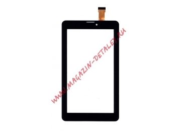 Сенсорное стекло (тачскрин) для планшета BQ-7055L Exion One черное