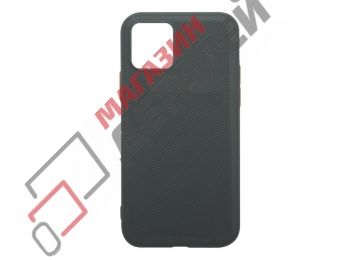Защитная крышка для iPhone 11 Pro "HOCO" Star Lord Series TPU Case темно-зеленая