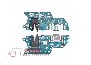 Нижняя плата (шлейф) для Realme C51 (RMX3830) c разъемом зарядки, гарнитуры и микрофоном