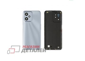 Задняя крышка аккумулятора для Realme С31 (серебристая)