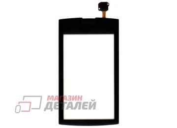 Сенсорное стекло (тачскрин) для Nokia Asha 305 306 черное