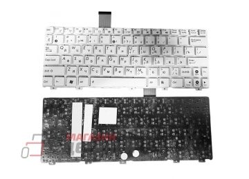 Клавиатура для ноутбука Asus Eee PC 1025, 1025C, 1025CE, 1060 белая, без рамки