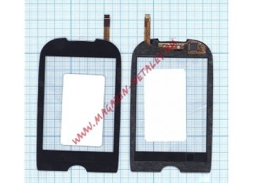Сенсорное стекло (тачскрин) для Samsung GT S3650 S3650C black