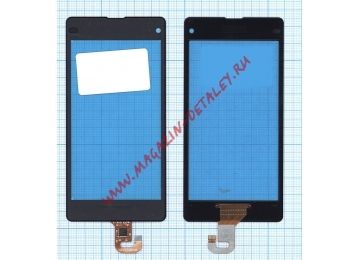 Сенсорное стекло (тачскрин) для Sony Xperia Z1 Compact D5503 Black