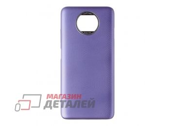 Задняя крышка аккумулятора для Xiaomi Redmi Note 9T (фиолетовая)