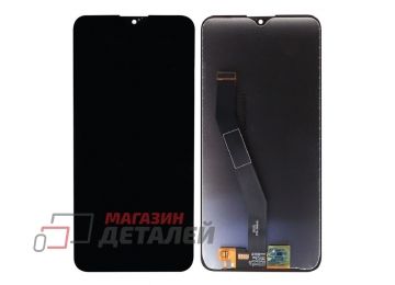 Дисплей (экран) в сборе с тачскрином для Xiaomi Redmi 8, 8A черный (High Quality)