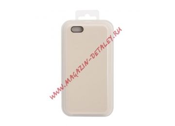 Силиконовый чехол для iPhone 6/6S Silicone Case (фисташковый, блистер)