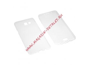 Силиконовый чехол для Samsung Galaxy A7 (2016) TPU Case 360° (прозрачный)