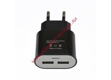 Блок питания (сетевой адаптер) Powerful Travel Charger USB выход 2,1 А черный