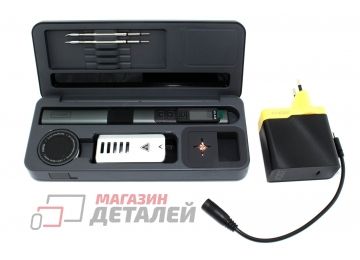 Паяльный набор Fnirsi HS02B Max + 3 наконечника + блок питания 100W