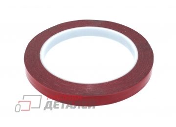 Скотч двусторонний вспененный AMAOE 0.3  мм, ширина 10 мм, 10 м, серый