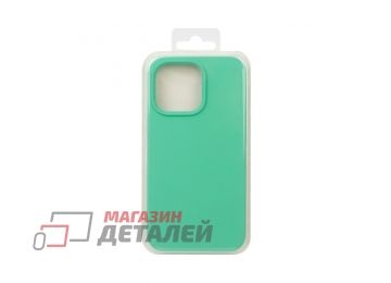 Силиконовый чехол для iPhone 13 Pro "Silicone Case" (тиффани)