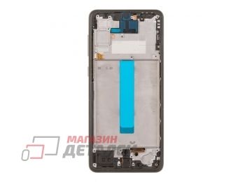 Дисплей (экран) в сборе с тачскрином для Samsung Galaxy A33 5G SM-A336 черный с рамкой (Incell)