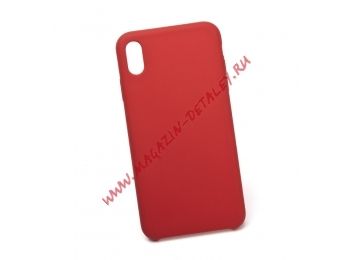 Силиконовый чехол "LP" для iPhone Xs Max "Protect Cover" (бордовый/коробка)