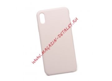 Силиконовый чехол "LP" для iPhone Xs Max "Protect Cover" (розовый/коробка)
