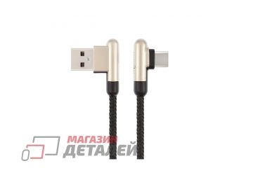 Кабель USB VIXION (K14c) Type-C 1м (черный, золото)