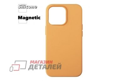 Силиконовый чехол для iPhone 13 Pro "Silicone Case" с поддержкой MagSafe (светло-коричневый)