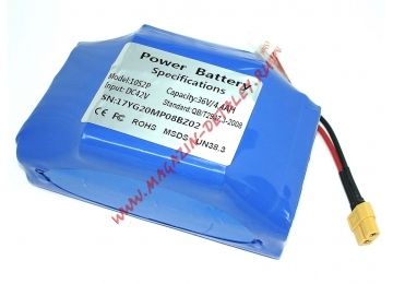 Аккумуляторная батарея (аккумулятор) 10S2P для гироскутера Li-ion 36V/4.4Ah